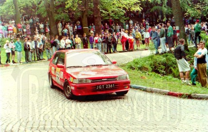 110. Robert Skadorwa i Marek Andrysz - Toyota Corolla GTi.   (To zdjęcie w pełnej rozdzielczości możesz kupić na www.kwa-kwa.pl )