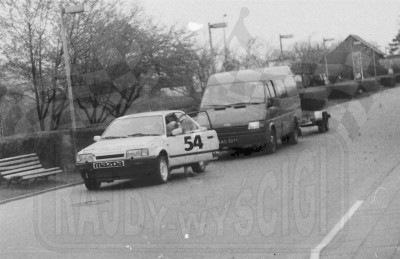7. Mazda 323 Turbo 4wd załogi Robert Gryczyński i Klaudiusz Rak.   (To zdjęcie w pełnej rozdzielczości możesz kupić na www.kwa-kwa.pl )