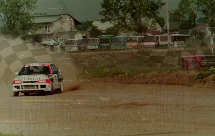 5. Leszek Kuzaj - Mitsubishi Lancer Evo.   (To zdjęcie w pełnej rozdzielczości możesz kupić na www.kwa-kwa.pl )