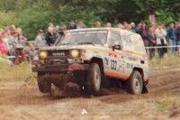 128. B.Lassus i R.Gomes - Toyota Land Cruiser BJ 74.   (To zdjęcie w pełnej rozdzielczości możesz kupić na www.kwa-kwa.pl )