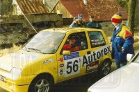 84. Jacek Sikora i Marek Kaczmarek - Fiat Cinquecento Sporting.   (To zdjęcie w pełnej rozdzielczości możesz kupić na www.kwa-kwa.pl )