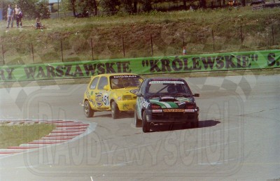 84. Jacek Chojnacki - Fiat Cinquecento i Antoni Skudło - Nissan Micra   (To zdjęcie w pełnej rozdzielczości możesz kupić na www.kwa-kwa.pl )