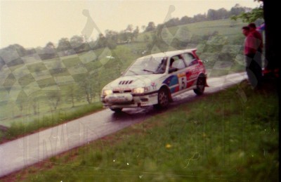 81. Robert Herba i Artur Skorupa - Nissan Sunny GTiR.   (To zdjęcie w pełnej rozdzielczości możesz kupić na www.kwa-kwa.pl )