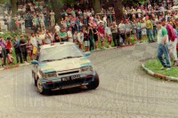 54. Romuald Chałas i Zbigniew Atłowski - Mazda 323 Turbo 4wd.   (To zdjęcie w pełnej rozdzielczości możesz kupić na www.kwa-kwa.pl )