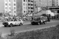 166. Nr.36.Dariusz Poletyło i Tomasz Szostak - Polonez 1600C, nr.34.Jerzy Wierzbołowski i Maciej Pasławski - VW Golf GTi.   (To zdjęcie w pełnej rozdzielczości możesz kupić na www.kwa-kwa.pl )