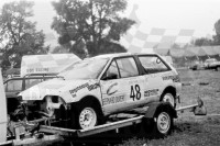 126. Stephane Gaillard i Patrice Besquevt - Citroen Ax Sport.   (To zdjęcie w pełnej rozdzielczości możesz kupić na www.kwa-kwa.pl )