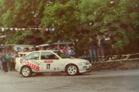 48. Andrzej Chojnacki i Piotr Namyslowski - Ford Escort Cosworth RS.   (To zdjęcie w pełnej rozdzielczości możesz kupić na www.kwa-kwa.pl )