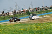 39. Nr.3.Mirosław Witkowski - Ford Escort Cosworth RS, nr.5.Jacek Lesiak - Nissan Sunnu GTiR  (To zdjęcie w pełnej rozdzielczości możesz kupić na www.kwa-kwa.pl )
