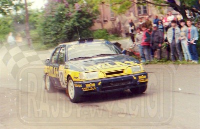 121. Marc Soulet i Jean Marc Fortin - Ford Sierra Saphire Cosworth 4x4.   (To zdjęcie w pełnej rozdzielczości możesz kupić na www.kwa-kwa.pl )