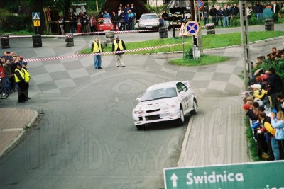 54. Tomasz Kuchar i Krzysztof Gęborys - Mitsubishi Lancer Evo  (To zdjęcie w pełnej rozdzielczości możesz kupić na www.kwa-kwa.pl )