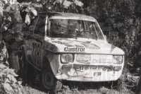 86. Kolejny samochód zakończył rajd w tym miejscu.   (To zdjęcie w pełnej rozdzielczości możesz kupić na www.kwa-kwa.pl )