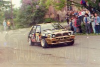 119. Fabrizio Tabaton i Maurizio Imerito - Lancia Delta Integrale 16V.   (To zdjęcie w pełnej rozdzielczości możesz kupić na www.kwa-kwa.pl )