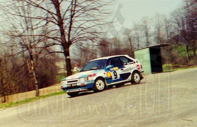 42. Romuald Chałas i Zbigniew Atłowski - Mazda 323 Turbo 4wd.   (To zdjęcie w pełnej rozdzielczości możesz kupić na www.kwa-kwa.pl )