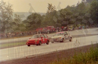 71. Nr.1.Henryk Mandera - Suzuki Swift GTi 16V, nr.130.Andrzej Dziurka - Ford Fiesta XR2i.   (To zdjęcie w pełnej rozdzielczości możesz kupić na www.kwa-kwa.pl )