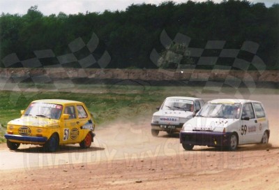 89. Nr.51.Antoni Skudło - Polski Fiat 126p, nr.59.Paweł Kałuża - Fiat Cinquecento.   (To zdjęcie w pełnej rozdzielczości możesz kupić na www.kwa-kwa.pl )