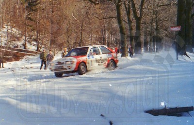23. Marian Bublewicz i Ryszard Żyszkowski - Mazda 323 Turbo 4wd.   (To zdjęcie w pełnej rozdzielczości możesz kupić na www.kwa-kwa.pl )