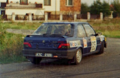 60. Robert Kępka i Andrzej Górski - Peugeot 309 GTi 16S.   (To zdjęcie w pełnej rozdzielczości możesz kupić na www.kwa-kwa.pl )