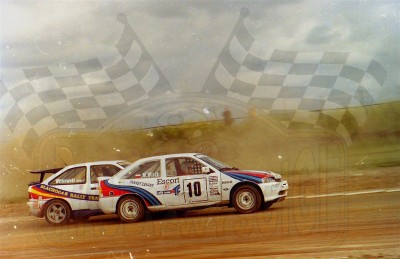 85. M.Wicik i M.Witkowski - Fordy Escort Cosworth RS  (To zdjęcie w pełnej rozdzielczości możesz kupić na www.kwa-kwa.pl )