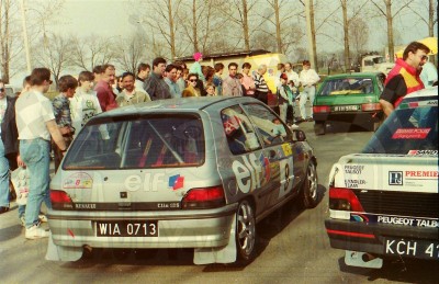 26. Renault Clio 6V załogi Bogdan Herink i Barbara Stępkowska.   (To zdjęcie w pełnej rozdzielczości możesz kupić na www.kwa-kwa.pl )