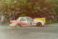 52. Robert Gryczyński i Tomasz Ryborz - Ford Sierra Saphire Cosworth RS.   (To zdjęcie w pełnej rozdzielczości możesz kupić na www.kwa-kwa.pl )