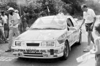 105. Robert Droogmans i Ronnu Joosten - Ford Sierra Cosworth RS.   (To zdjęcie w pełnej rozdzielczości możesz kupić na www.kwa-kwa.pl )