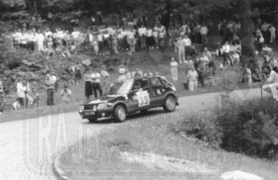 122. Andrzej Witkowicz i Piotr Cekiera - Peugeot 205 1600.   (To zdjęcie w pełnej rozdzielczości możesz kupić na www.kwa-kwa.pl )