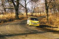 88. Jacek Sikora i Marek Kaczmarek - Fiat Cinquecento Sporting.   (To zdjęcie w pełnej rozdzielczości możesz kupić na www.kwa-kwa.pl )