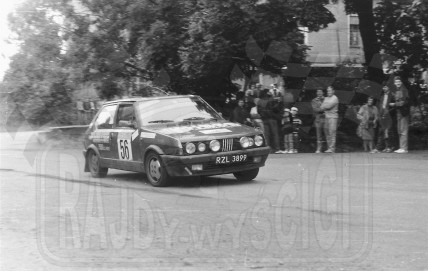 97. Marek Ryndak i Janusz Mazan - Fiat Ritmo Abarth 130 TC.   (To zdjęcie w pełnej rozdzielczości możesz kupić na www.kwa-kwa.pl )