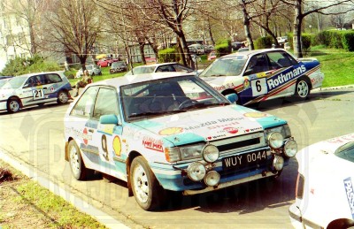75. Mazda 323 Turbo 4wd załogi Romuald Chałas i Zbigniew Atłowski.   (To zdjęcie w pełnej rozdzielczości możesz kupić na www.kwa-kwa.pl )