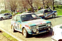 75. Mazda 323 Turbo 4wd załogi Romuald Chałas i Zbigniew Atłowski.   (To zdjęcie w pełnej rozdzielczości możesz kupić na www.kwa-kwa.pl )