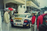 91. Ford Escort Cosworth RS Sławomira Szaflickiego.   (To zdjęcie w pełnej rozdzielczości możesz kupić na www.kwa-kwa.pl )