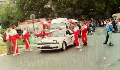 188. Krzysztof Hołowczyc i Robert Burchard - Toyota Celica GT4.   (To zdjęcie w pełnej rozdzielczości możesz kupić na www.kwa-kwa.pl )