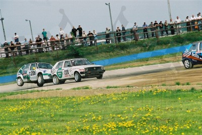 41. Nr.220.Witold Szulc - VW Golf, nr.206.Ireneusz Gronek - Skoda Felicia  (To zdjęcie w pełnej rozdzielczości możesz kupić na www.kwa-kwa.pl )