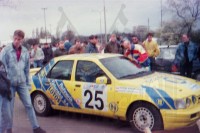 18. Dariusz Wirkijowski i Marcin Augustyn - Ford Sierra Saphire Cosworth RS 4x4.   (To zdjęcie w pełnej rozdzielczości możesz kupić na www.kwa-kwa.pl )