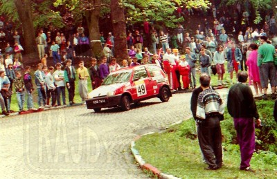 111. Krzysztof Górski i Tomasz Grychtoł - Fiat Cinquecento.   (To zdjęcie w pełnej rozdzielczości możesz kupić na www.kwa-kwa.pl )