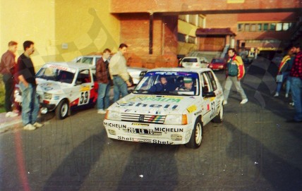 5. Jean Debaute i Yver Pizzagalli - Peugeot 205 GTi.   (To zdjęcie w pełnej rozdzielczości możesz kupić na www.kwa-kwa.pl )