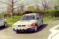 76. Mitsubishi Galant VR4 załogi Wiesław Stec i Maciej Maciejewski.   (To zdjęcie w pełnej rozdzielczości możesz kupić na www.kwa-kwa.pl )