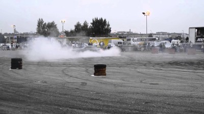 Mercedes-Benz SLS AMG Burnout