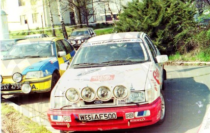 84. Ford Sierra Saphire Cosworth RS załogi Zenon Sawicki i Grzegorz Smoleń.   (To zdjęcie w pełnej rozdzielczości możesz kupić na www.kwa-kwa.pl )