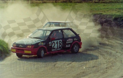 6. Robert Polak - Ford Fiesta XR2i.   (To zdjęcie w pełnej rozdzielczości możesz kupić na www.kwa-kwa.pl )