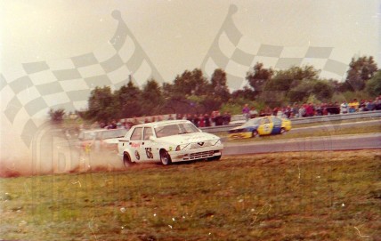 2. Tadeusz Kudłaty - Alfa Romeo 75 V6.   (To zdjęcie w pełnej rozdzielczości możesz kupić na www.kwa-kwa.pl )