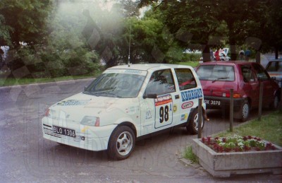 06. Fiat Cinquecento załogi Piotr Gadomski i Romuald Porębski.   (To zdjęcie w pełnej rozdzielczości możesz kupić na www.kwa-kwa.pl )