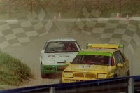 47. Nr.14.Andrzej Kleina - Lancia Delta Integrale HF, nr.205.Janusz Siniarski - Skoda Felicia.   (To zdjęcie w pełnej rozdzielczości możesz kupić na www.kwa-kwa.pl )