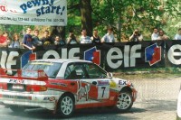 4. Leszek Kuzaj i Artur Skorupa - Mitsubishi Lancer Evo III.   (To zdjęcie w pełnej rozdzielczości możesz kupić na www.kwa-kwa.pl )