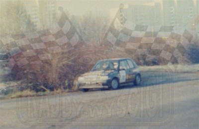 12. Jerzy Dyszy i Krzysztof Różański - Peugeot 205 Rallye.   (To zdjęcie w pełnej rozdzielczości możesz kupić na www.kwa-kwa.pl )