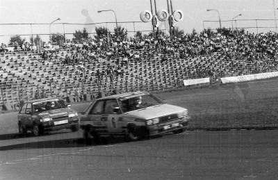 48. Nr.6.Bogdan Herink i Barbara Stępkowska - Renault 11 Turbo, nr.5. Mirosław Krachulec i Marek Kusiak - Mazda 323 Turbo 4wd.