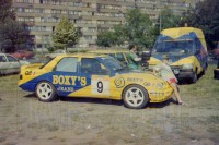 1. Ford Sierra Saphire Cosworth RS załogi Kurt Victor i Geert Derammelaere.   (To zdjęcie w pełnej rozdzielczości możesz kupić na www.kwa-kwa.pl )