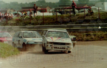 2. Tomasz Cichocki - Toyota Corolla, Piotr Granica - Suzuki Swift, Andrzej Grigorjew - Polski Fiat 125p.