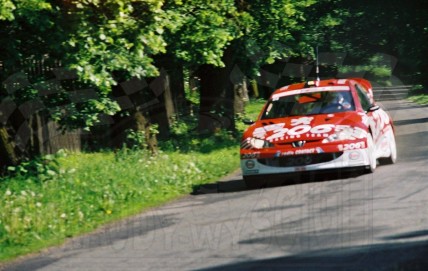 2. Bruno Thiry i Jean Marc Fortin - Peugeot 206 WRC  (To zdjęcie w pełnej rozdzielczości możesz kupić na www.kwa-kwa.pl )
