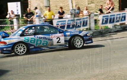 2. Tomasz Czopik i Łukasz Wroński - Subaru Impreza WRC  (To zdjęcie w pełnej rozdzielczości możesz kupić na www.kwa-kwa.pl )